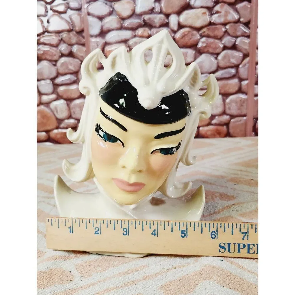 Vintage Lotus Ceramic Arts Studio Porcelain Vase Figurine